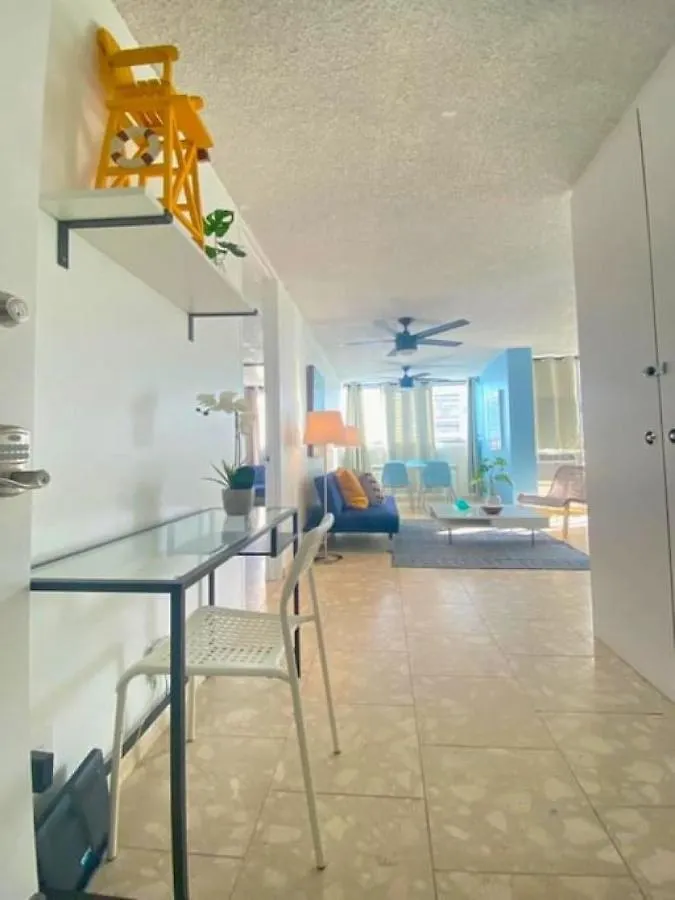 Pool Beachfront 2 Bedroom Condado Beach San Juan 0*,  Puerto Rico